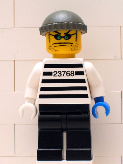 LEGO Minifigure-Xtreme Stunts Brickster with Dark Gray Knit Cap-Island Xtreme Stunts-IXS008-Creative Brick Builders